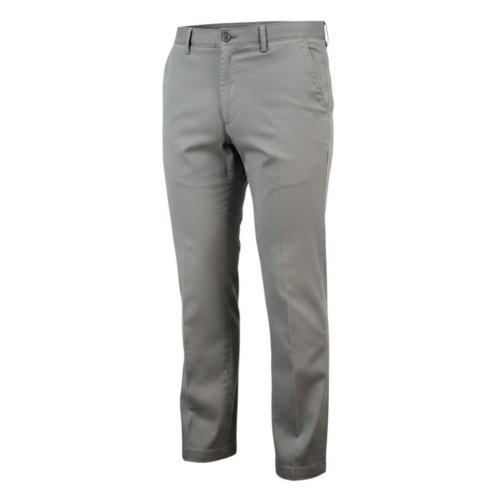 Lee Extreme Comfort Men's Gray Straight Fit Khaki Pants 36x29